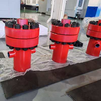 API 6A 원유장 시멘팅용 우물 헤드 케이스 헤드 2000-15000 PSI